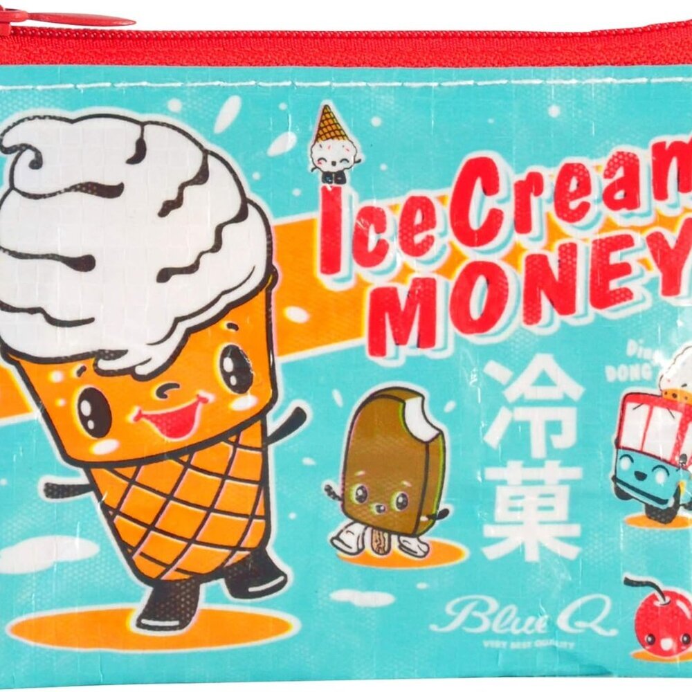 Coin Purse, Ice Cream Money. Made from 95% recycled material, the ultimate littl